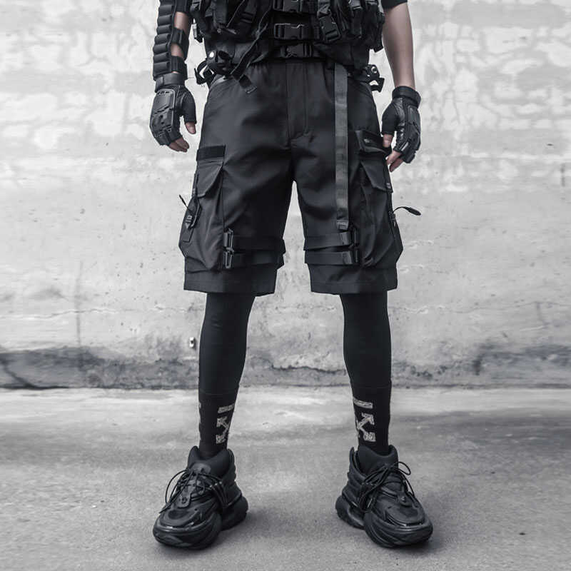 IBS429 Paratrooper Matte Black Shorts