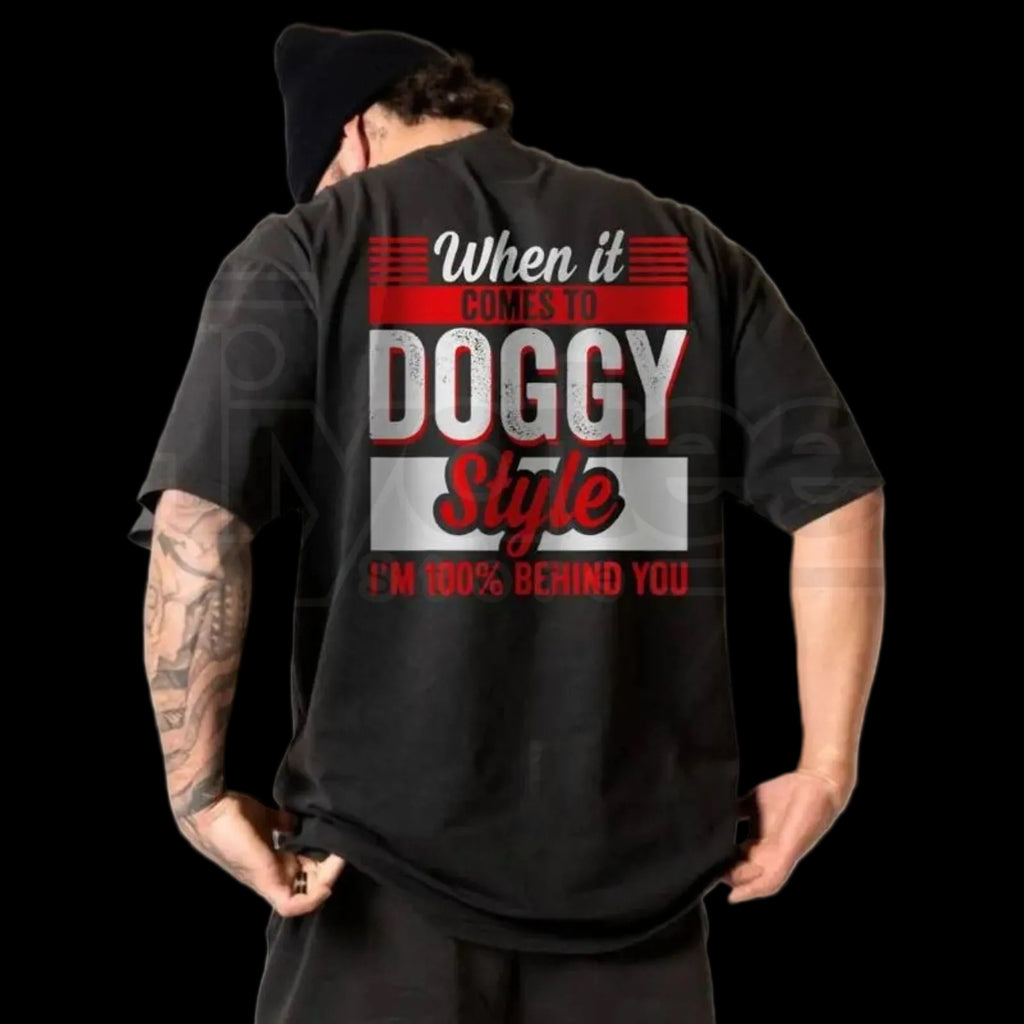 "When It Comes To Style" Vintage Graphic T-Shirt – Retro Letter Print Back Sided Tee