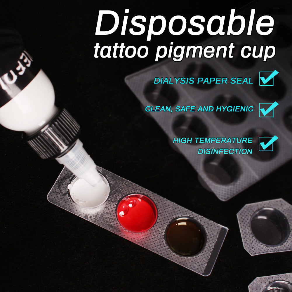 Tattoo Ink Cups-EO sterilization-24pcs-15cups/1pcs