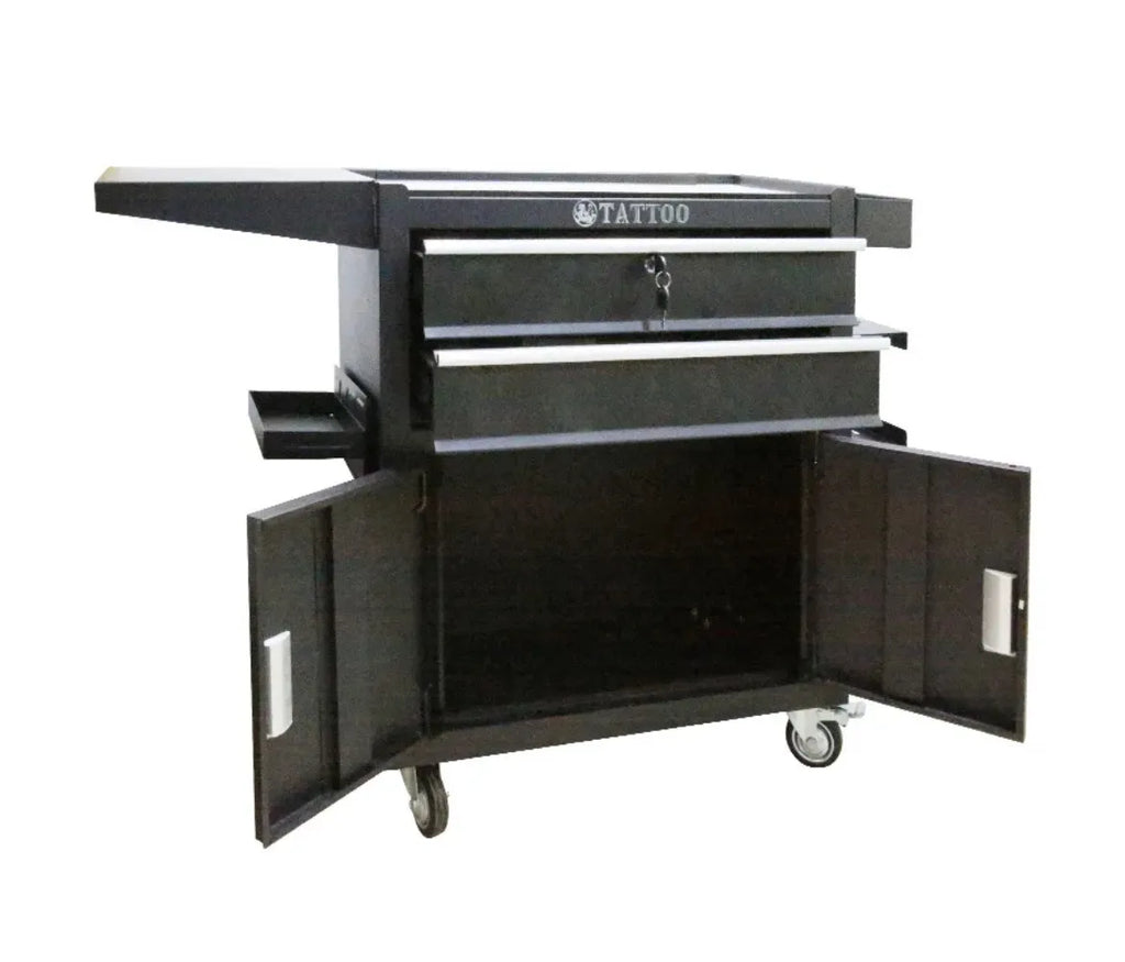 Multifunctional tattoo tool workbench tool car