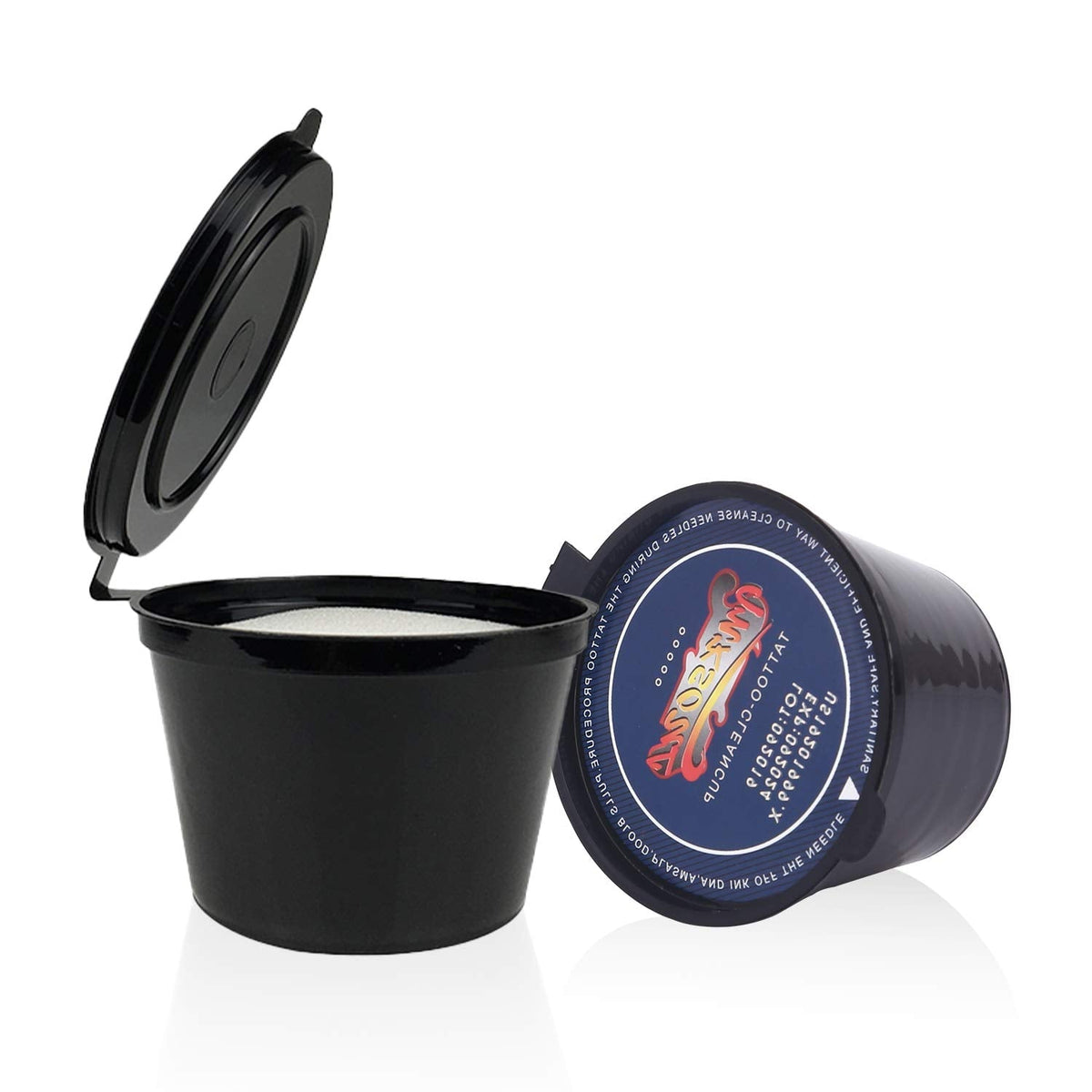 18pcs High-Quality Tattoo Dip Cup Caps