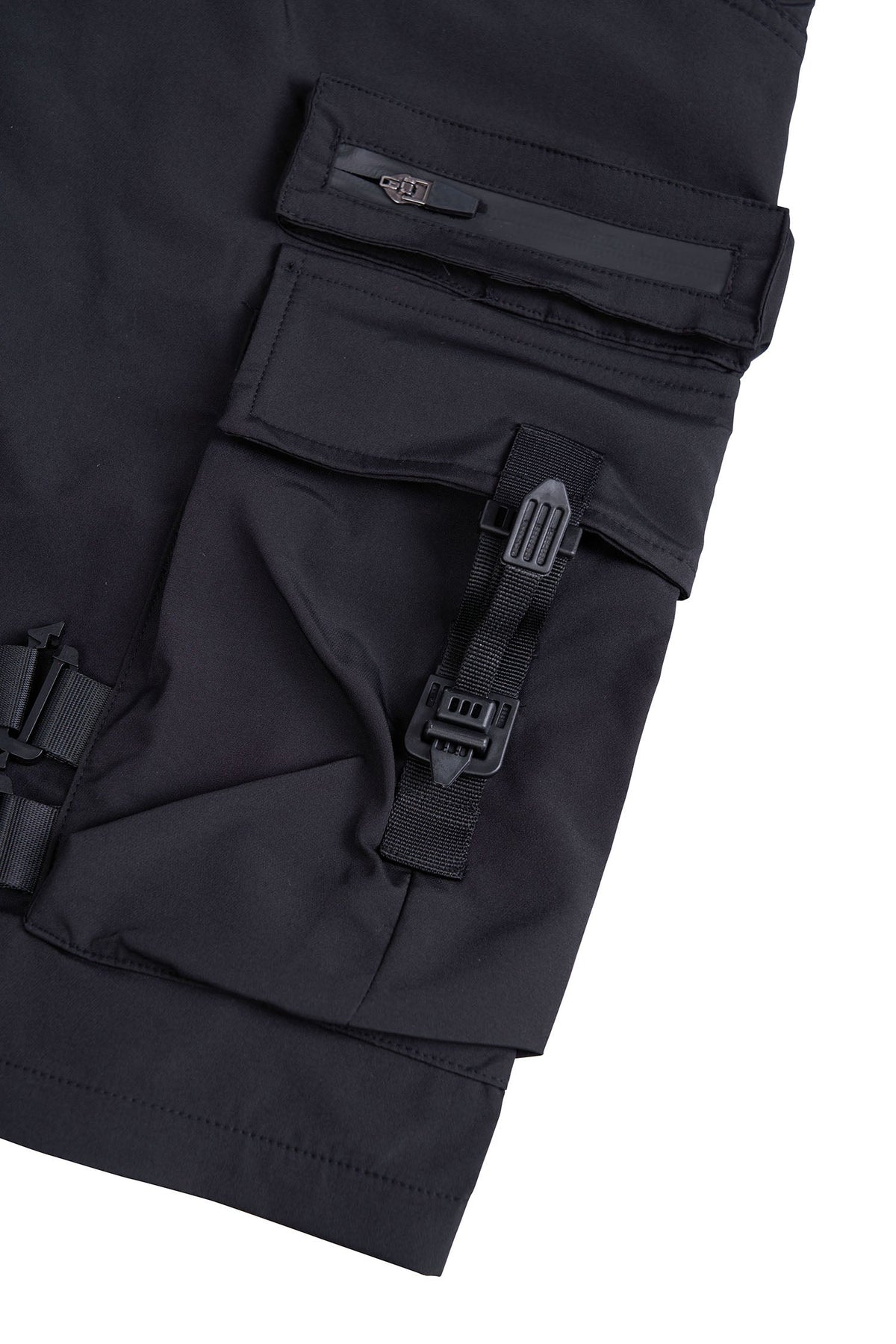 IBS429 Paratrooper Matte Black Shorts