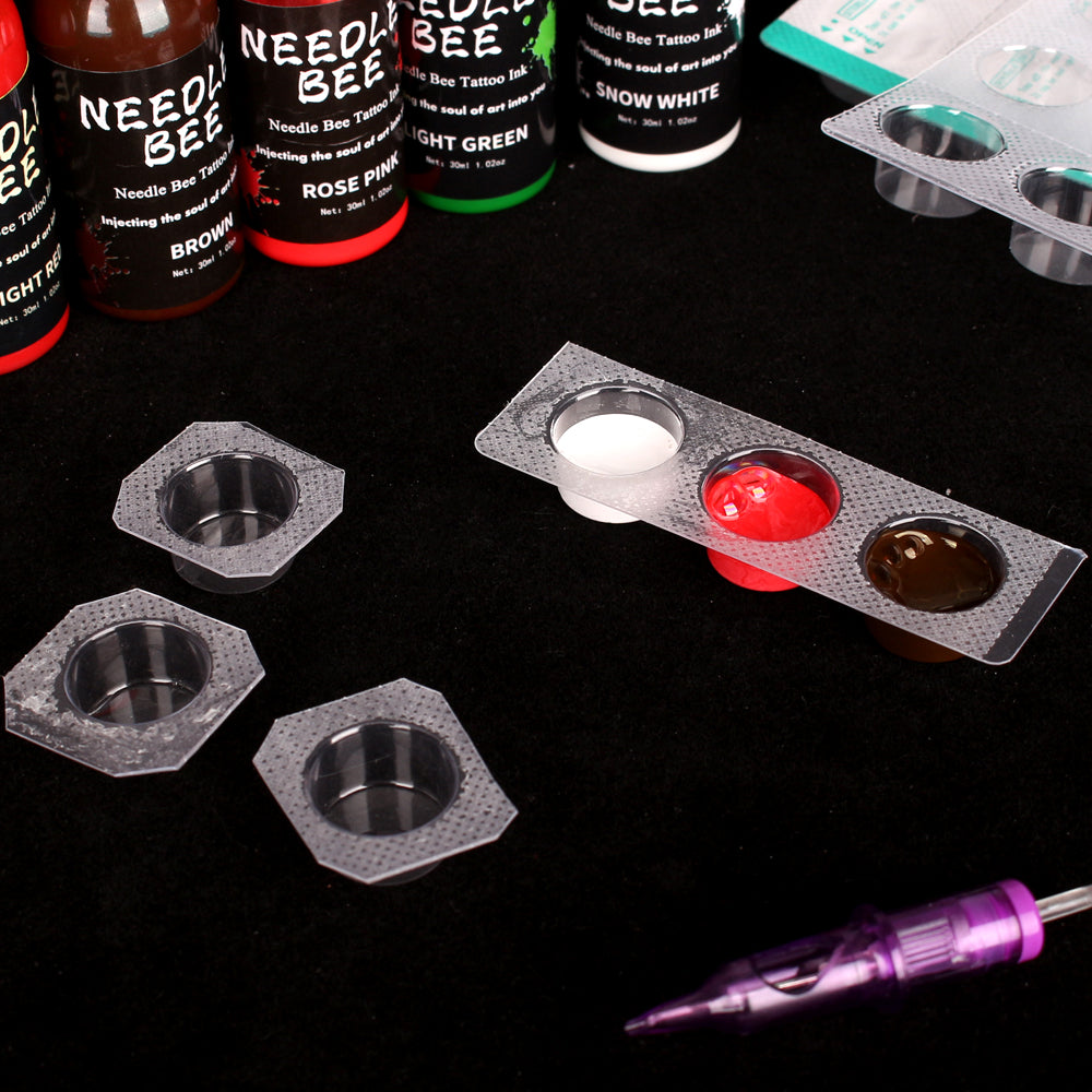 Tattoo Ink Cups-EO sterilization-24pcs-15cups/1pcs