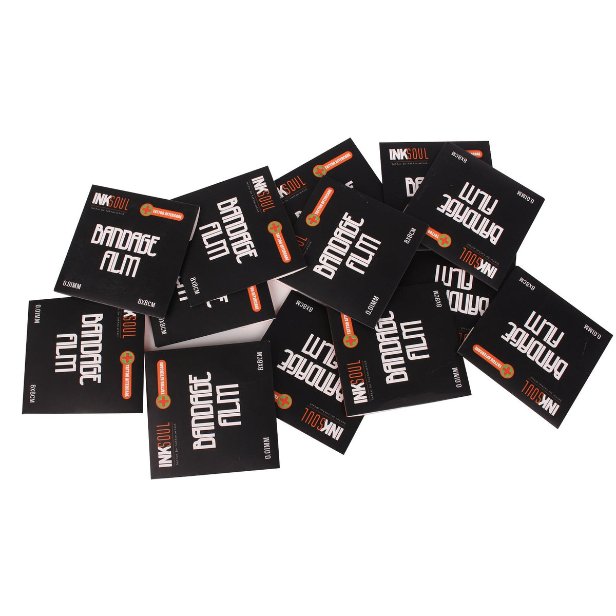 INKSOUL® Tattoo Aftercare Bandage Film 0.01mm ultrathin 3.1in X 3.1in 10sheets