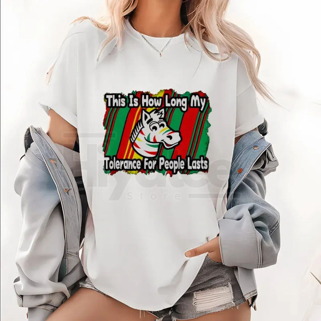 Bringing Humor to Your Wardrobe: Unisex "Tolerance" Tee – Printed in the USA