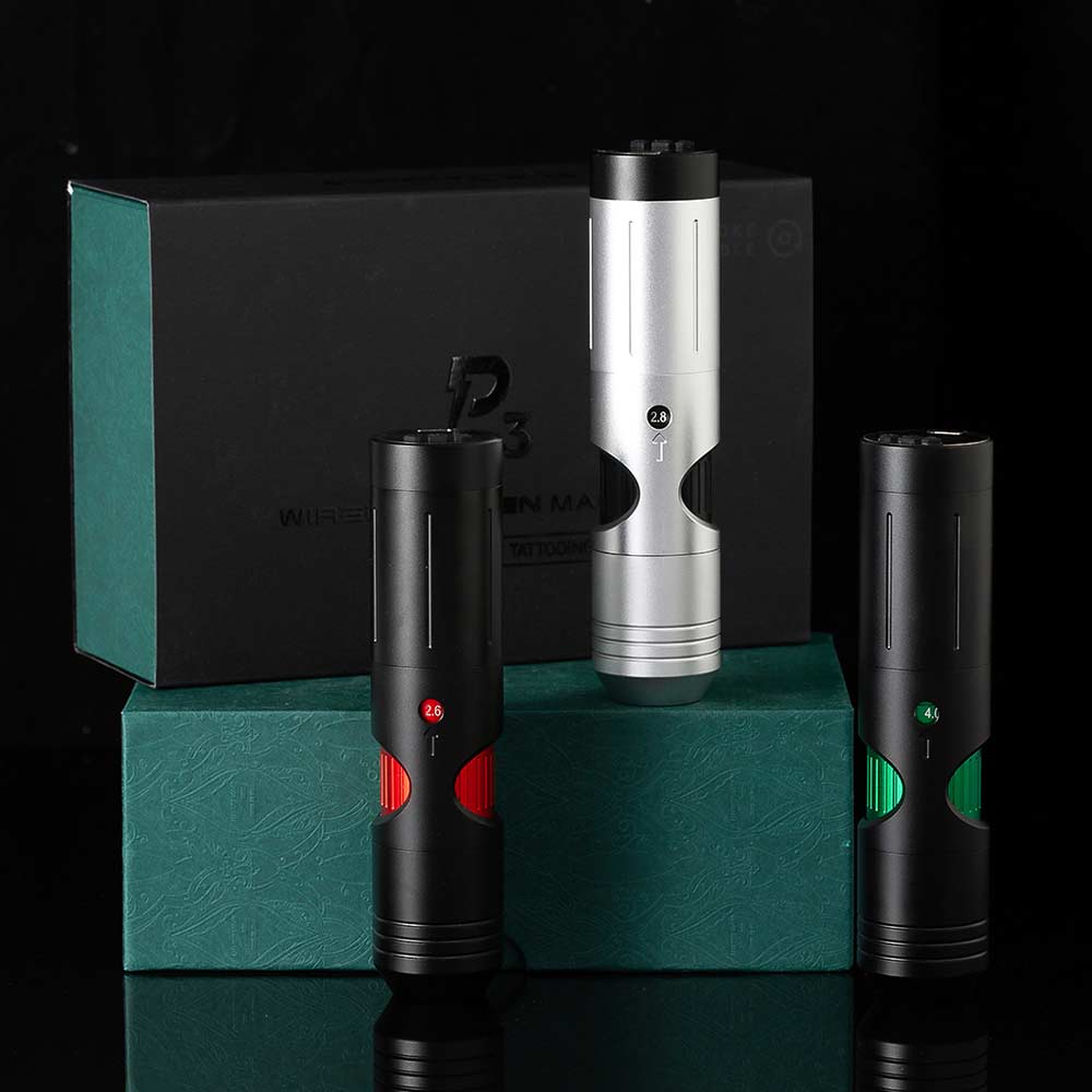 EZ P3 Wireless Battery Six Options Adjustable Stroke Tattoo Pen Machine