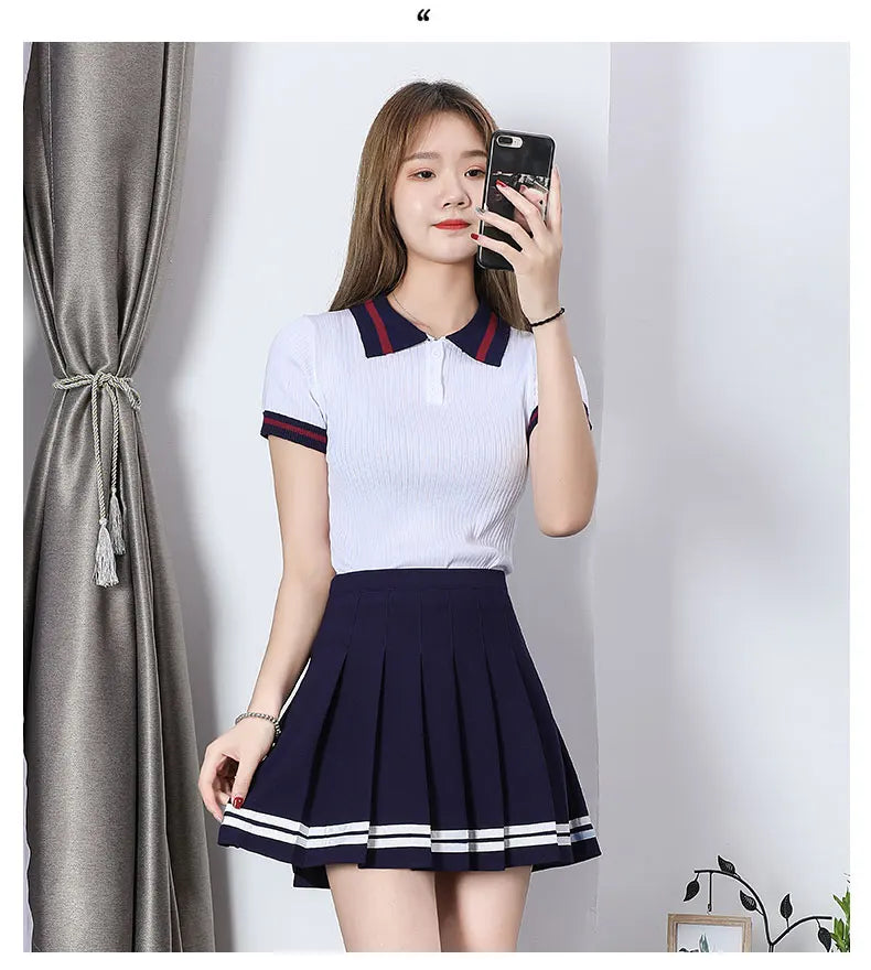 Sweet Mini Dance Plaid Skirt Y2k