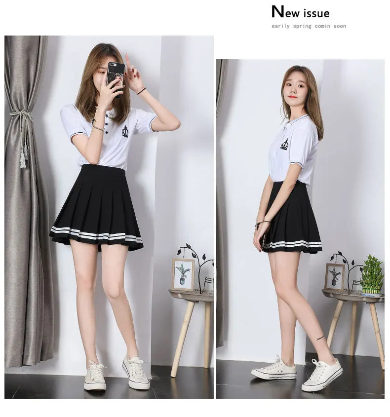 Sweet Mini Dance Plaid Skirt Y2k
