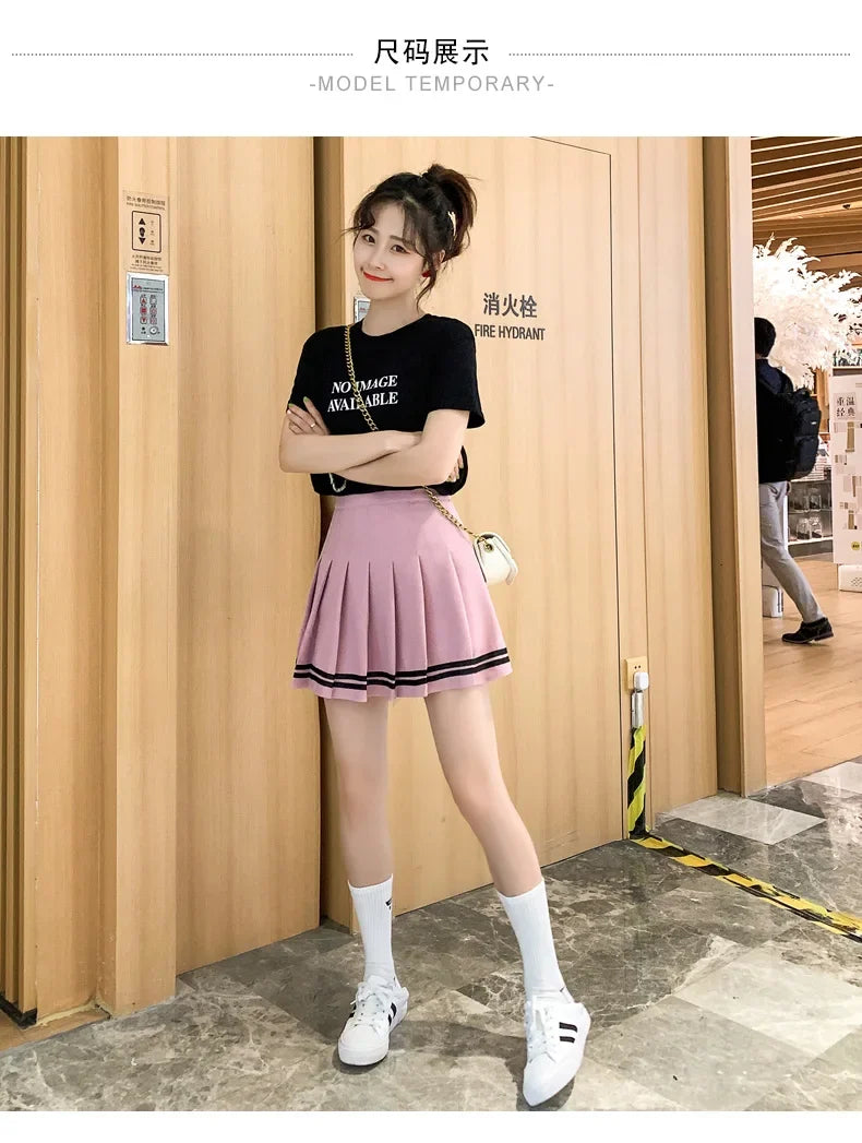 Sweet Mini Dance Plaid Skirt Y2k