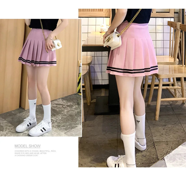 Sweet Mini Dance Plaid Skirt Y2k