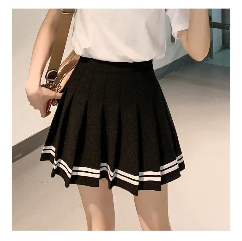 Sweet Mini Dance Plaid Skirt Y2k