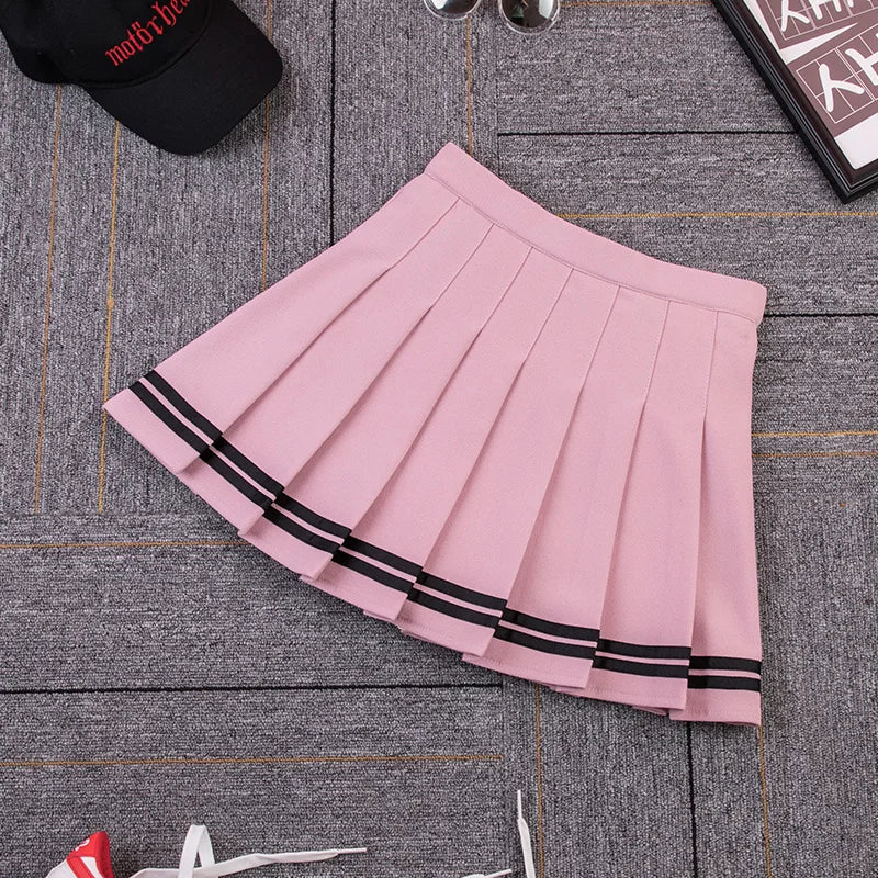 Sweet Mini Dance Plaid Skirt Y2k
