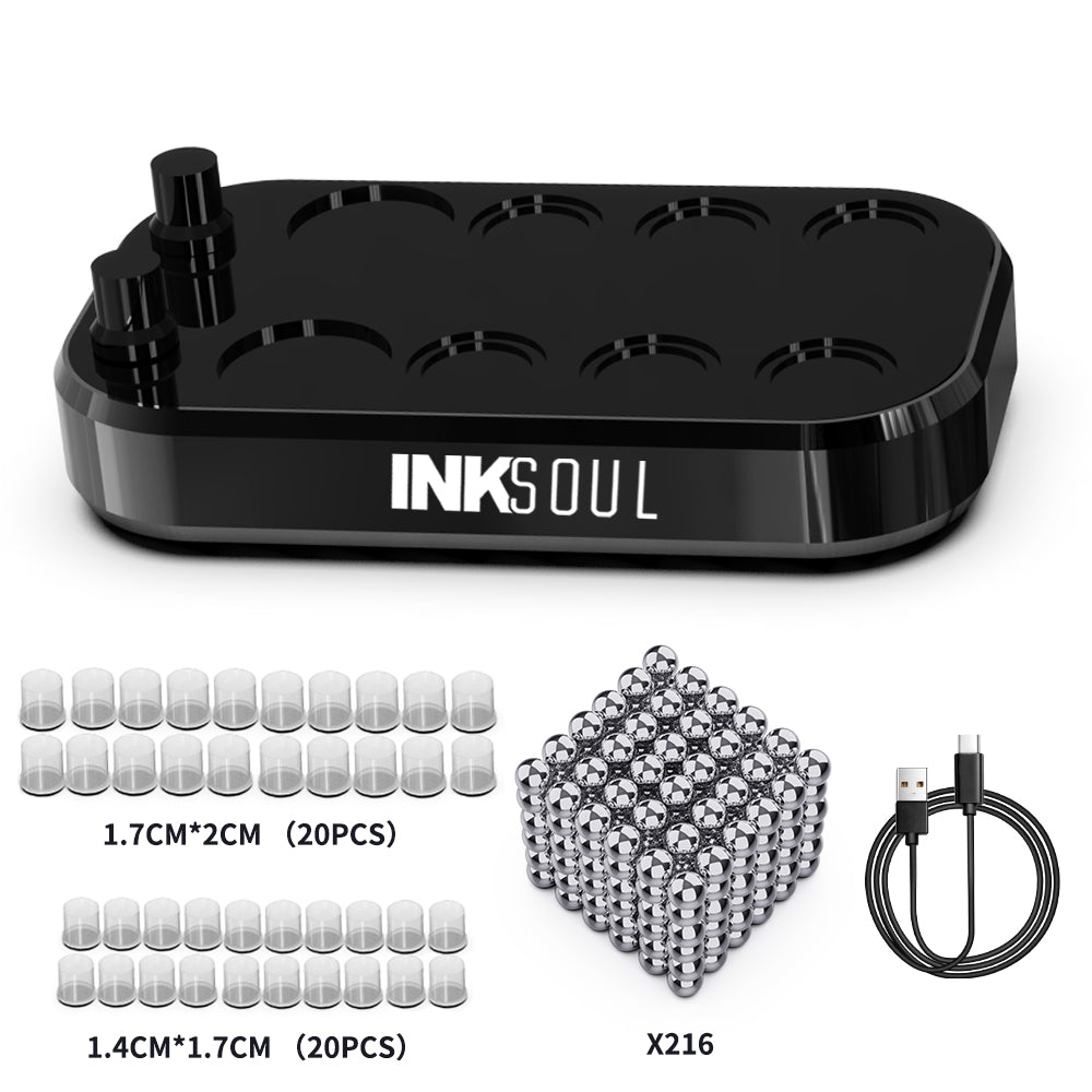 INKSOUL® TATTOO INK CUP MIXER 8 sites Aluminum alloy frame