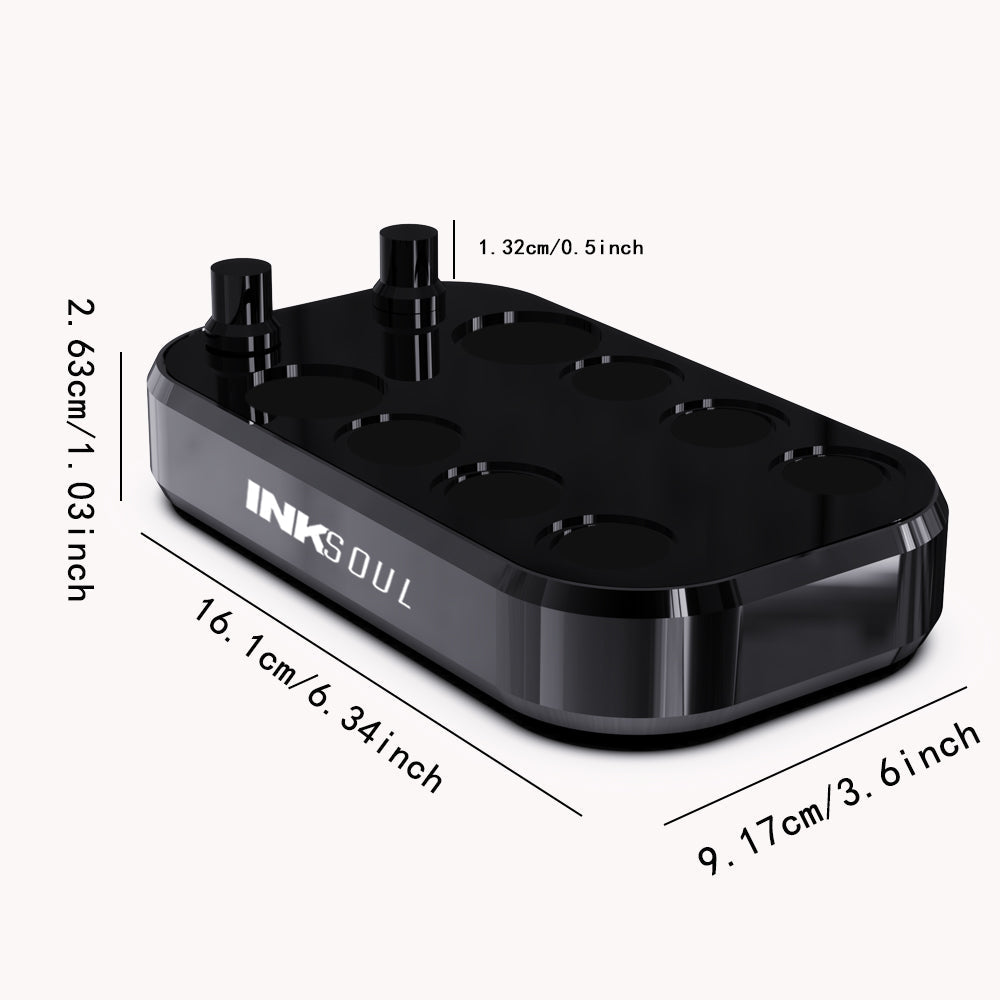INKSOUL® TATTOO INK CUP MIXER 8 sites Aluminum alloy frame
