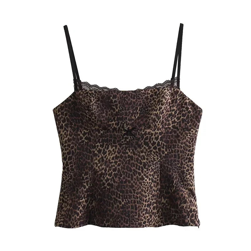Leopard Print Tanks Tops