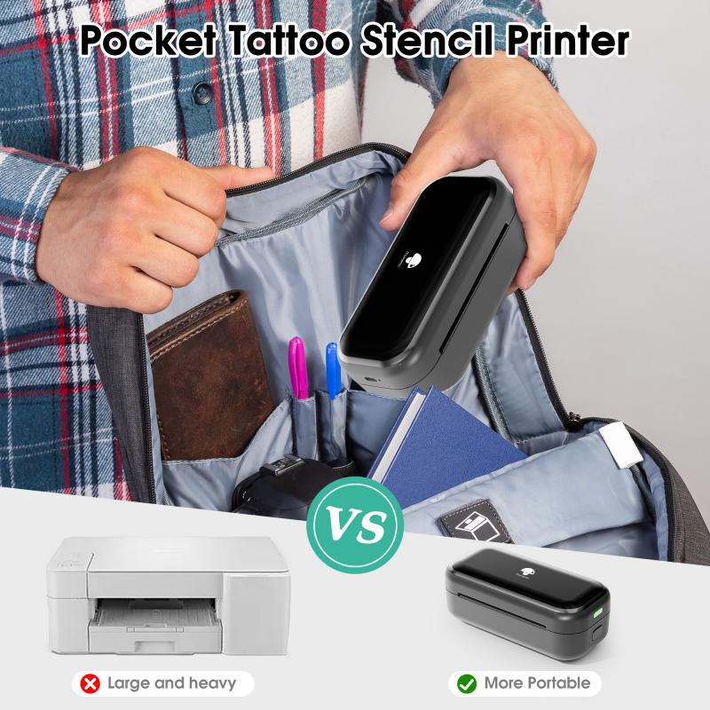 Phomemo TP31 Bluetooth Tattoo Stencil Pocket Printer