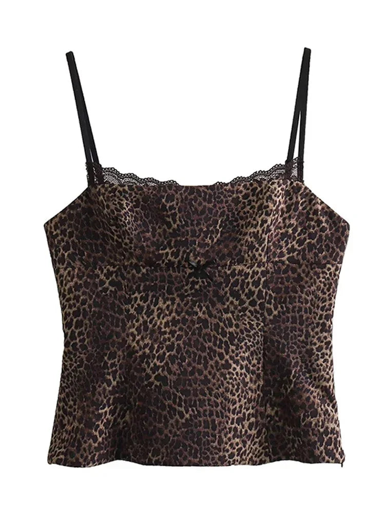 Leopard Print Tanks Tops