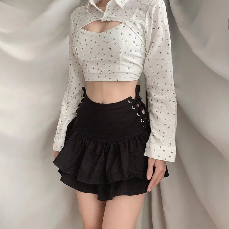Harajuku Y2k Goth Skirt