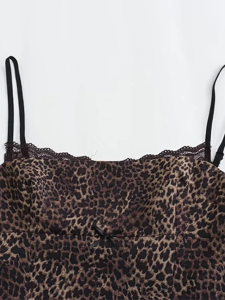 Leopard Print Tanks Tops