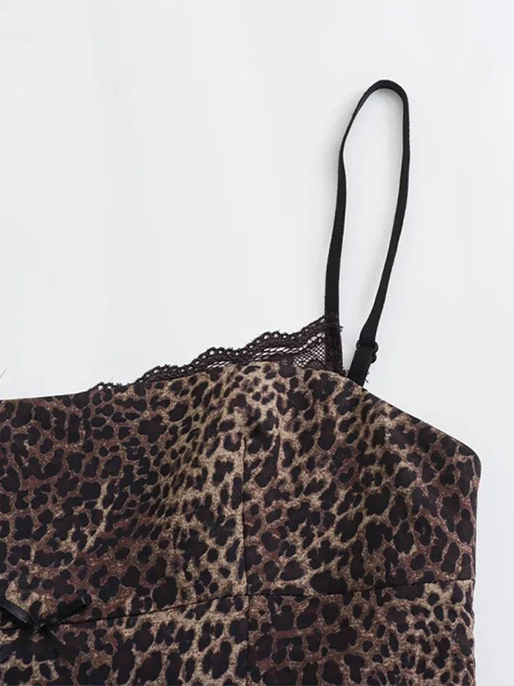 Leopard Print Tanks Tops
