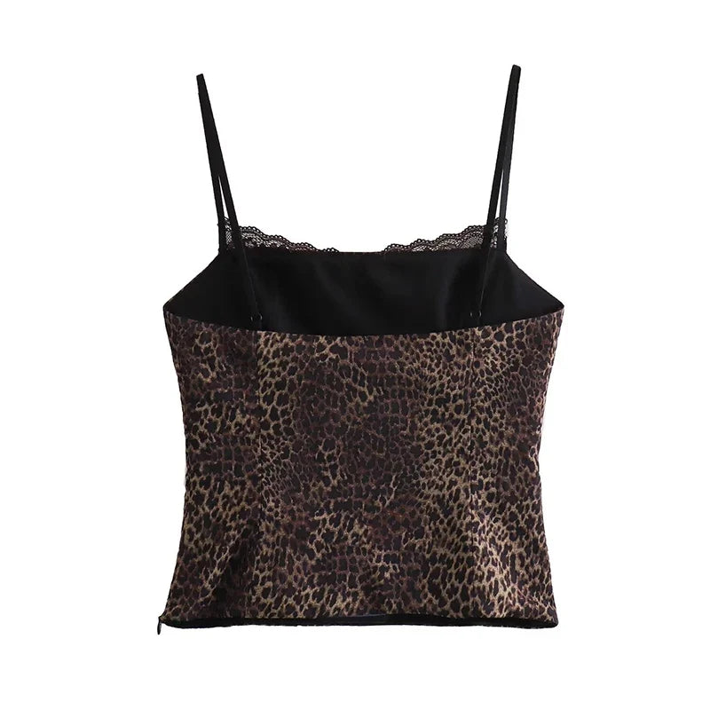 Leopard Print Tanks Tops