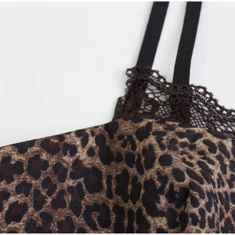 Leopard Print Tanks Tops