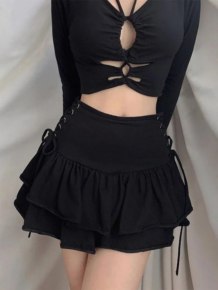 Harajuku Y2k Goth Skirt