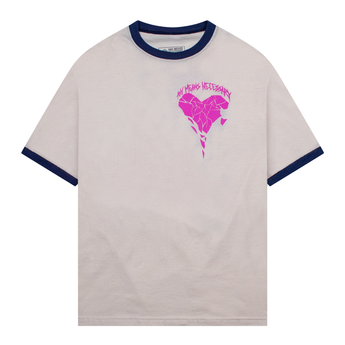 Sharp Edges T-Shirt Vintage White/Blue