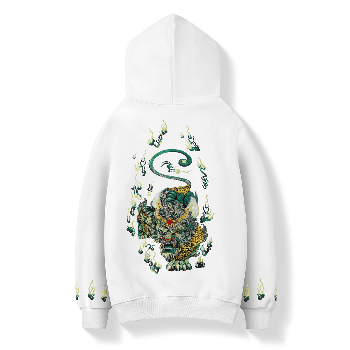 KH9007 Emerald Kirin Embroidery Hoodie